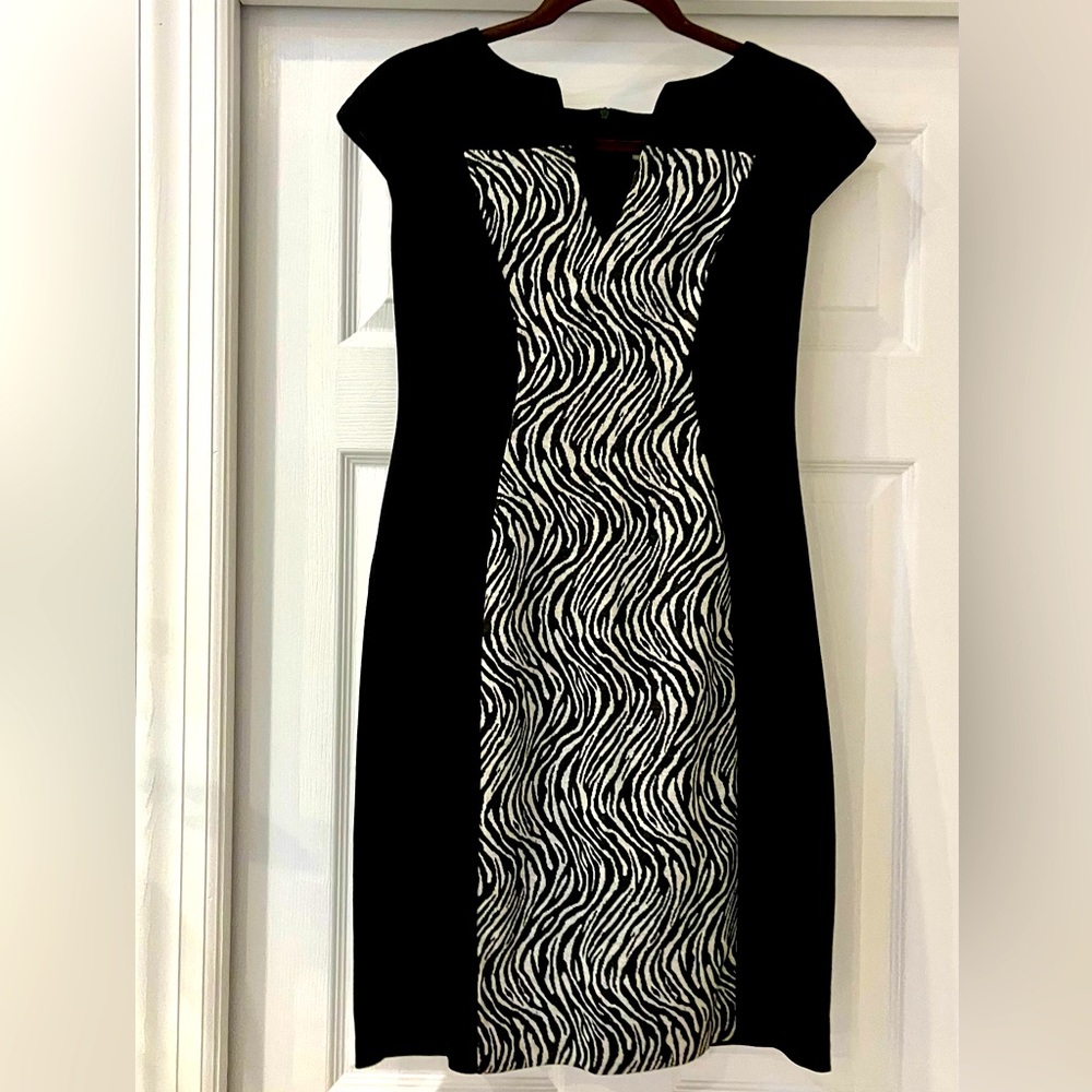 Dressbarn Black and White Dress